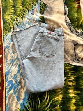 Levi's Light Blue High-Rise Straight Jeans